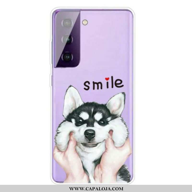 Capa Para Samsung Galaxy S21 5G Cachorro Sorridente