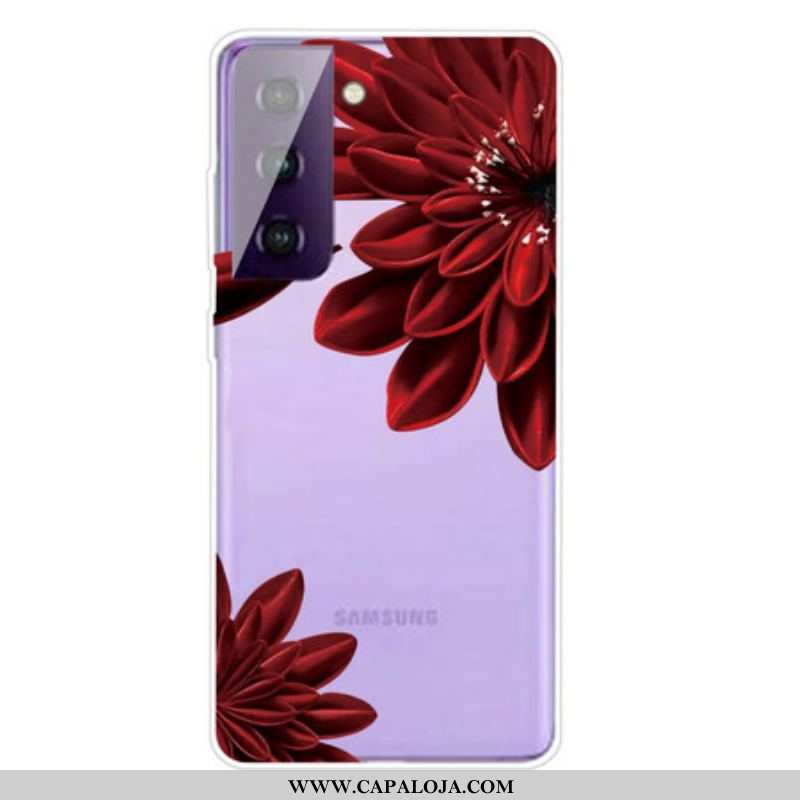 Capa Para Samsung Galaxy S21 5G Flores Silvestres