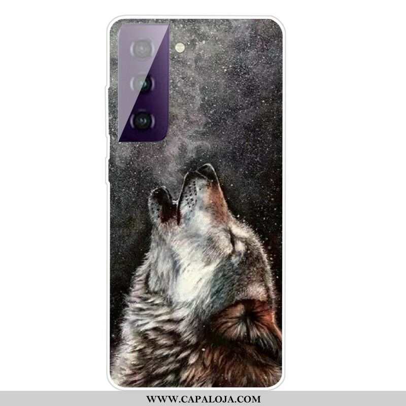 Capa Para Samsung Galaxy S21 5G Lobo Sublime