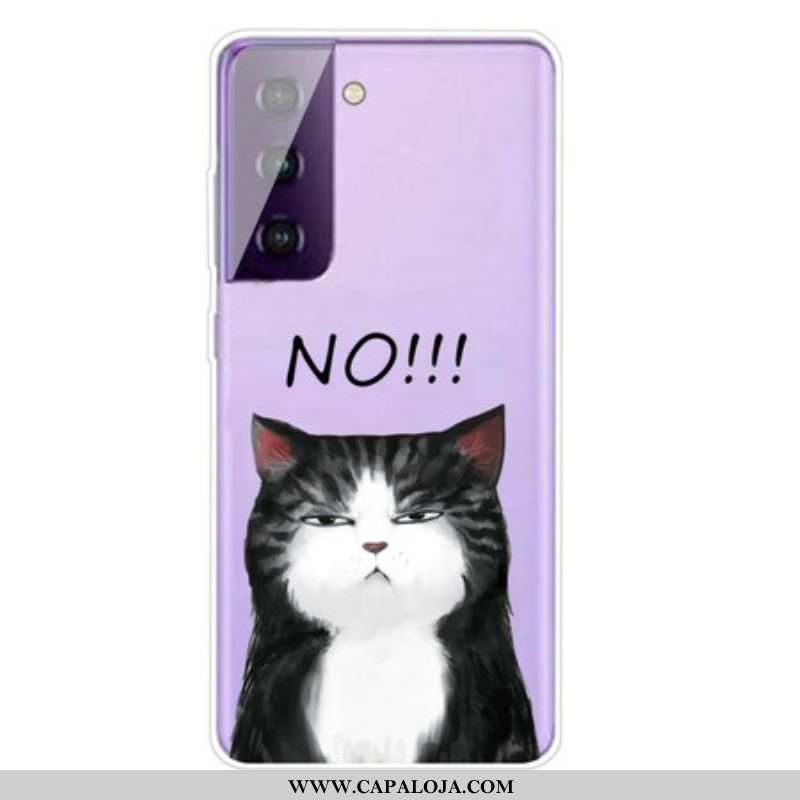 Capa Para Samsung Galaxy S21 5G O Gato Que Diz Não