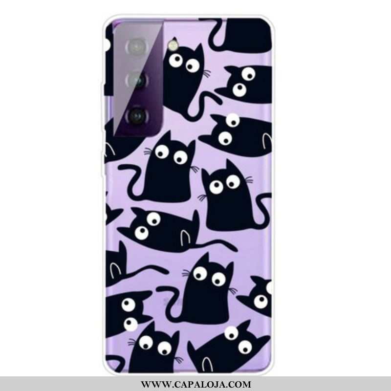 Capa Para Samsung Galaxy S21 5G Ratos Pretos