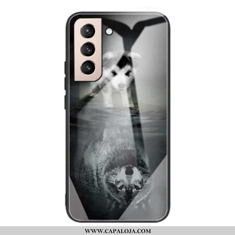 Capa Para Samsung Galaxy S21 FE Cachorrinho Sonho De Vidro Temperado