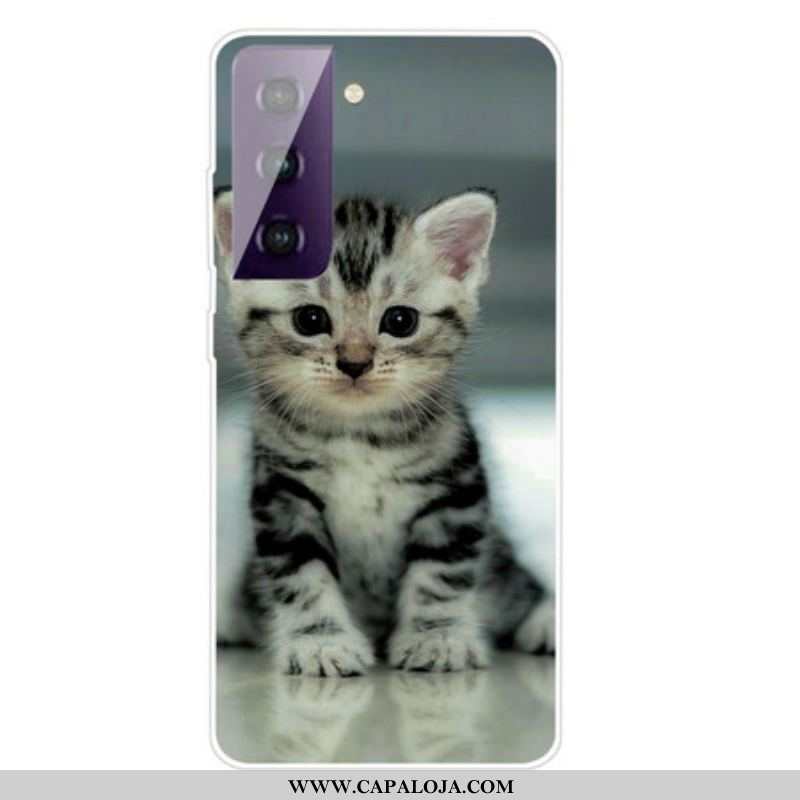 Capa Para Samsung Galaxy S21 FE Gatinho Gatinho