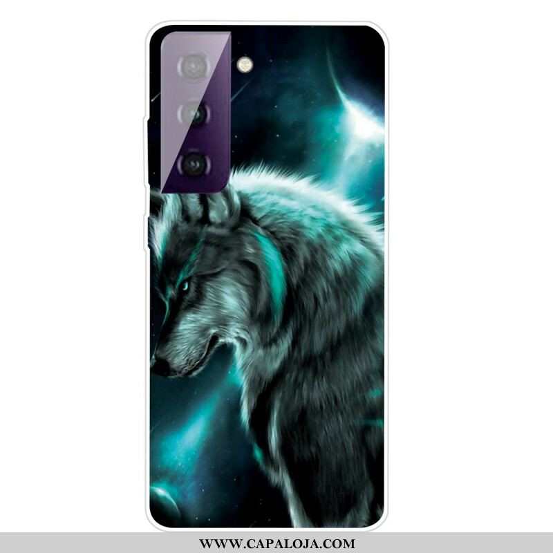 Capa Para Samsung Galaxy S21 FE Lobo Real