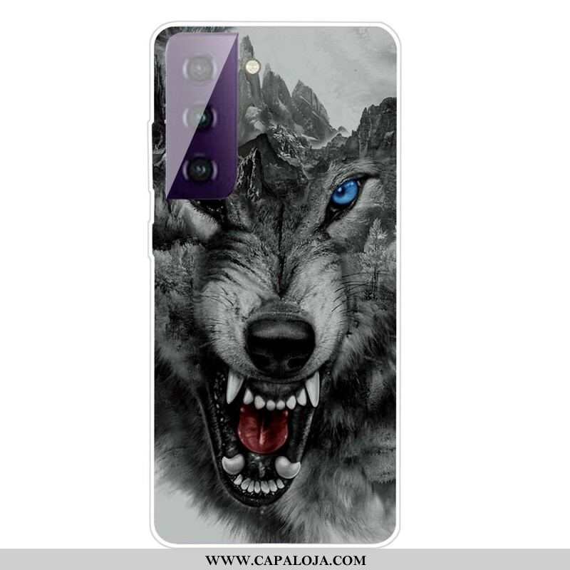 Capa Para Samsung Galaxy S21 FE Lobo Sublime