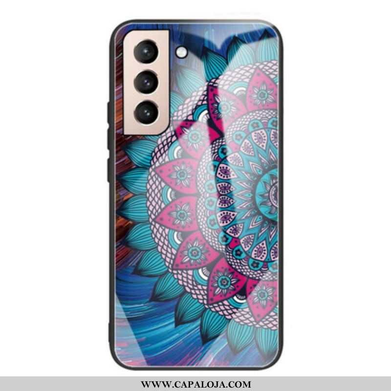 Capa Para Samsung Galaxy S21 FE Mandala Vidro Temperado