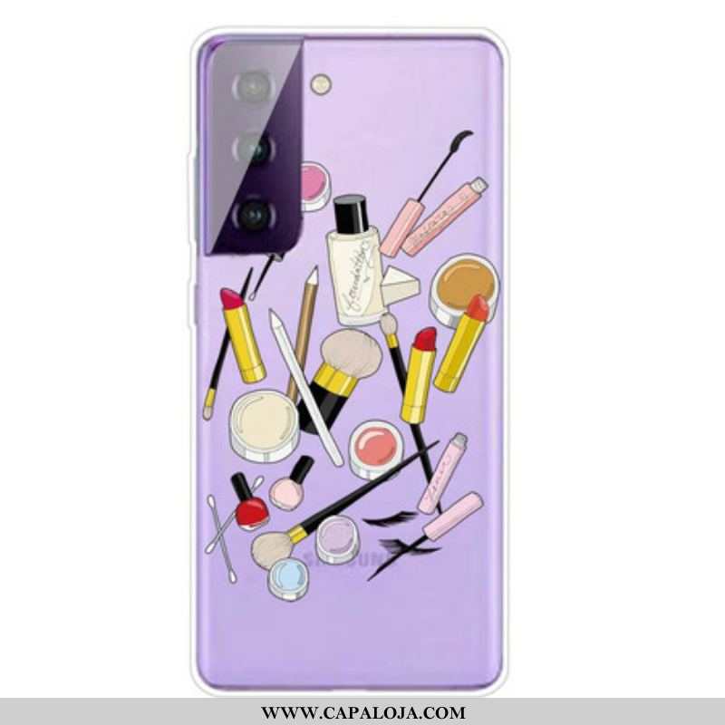 Capa Para Samsung Galaxy S21 FE Melhor Maquiagem