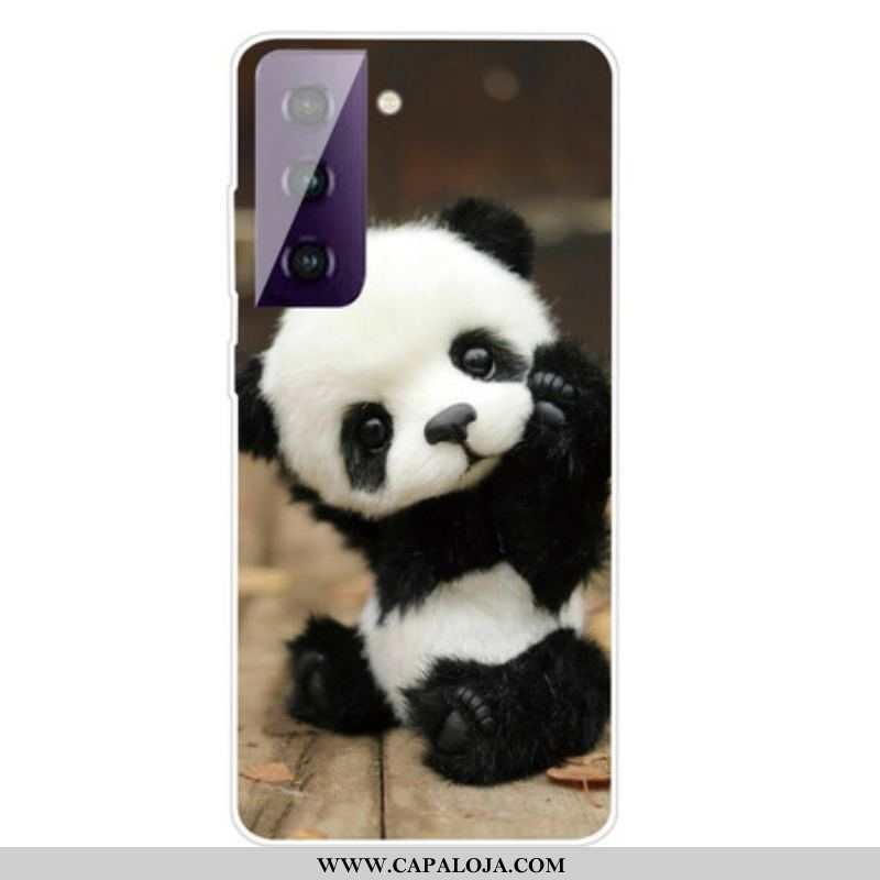 Capa Para Samsung Galaxy S21 FE Panda Flexível