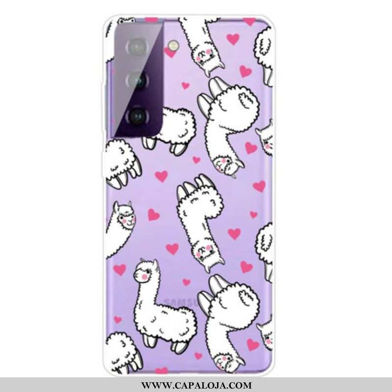 Capa Para Samsung Galaxy S21 FE Top Lhamas