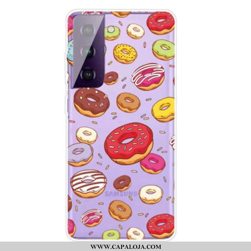 Capa Para Samsung Galaxy S21 Plus 5G Amo Rosquinhas