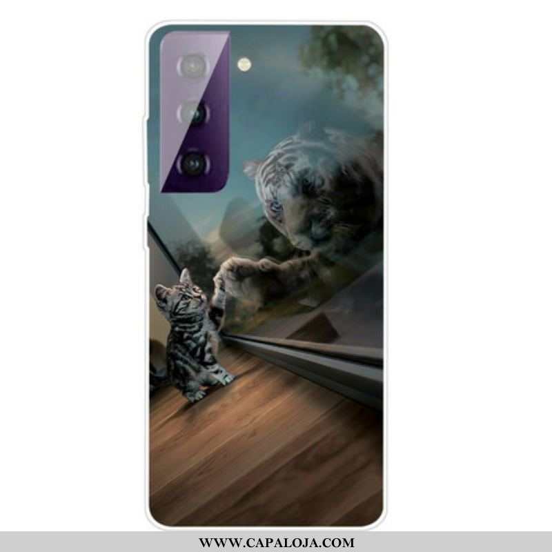 Capa Para Samsung Galaxy S21 Plus 5G Sonho De Gatinho