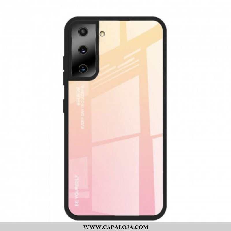 Capa Para Samsung Galaxy S21 Plus 5G Vidro Temperado Seja Você Mesmo