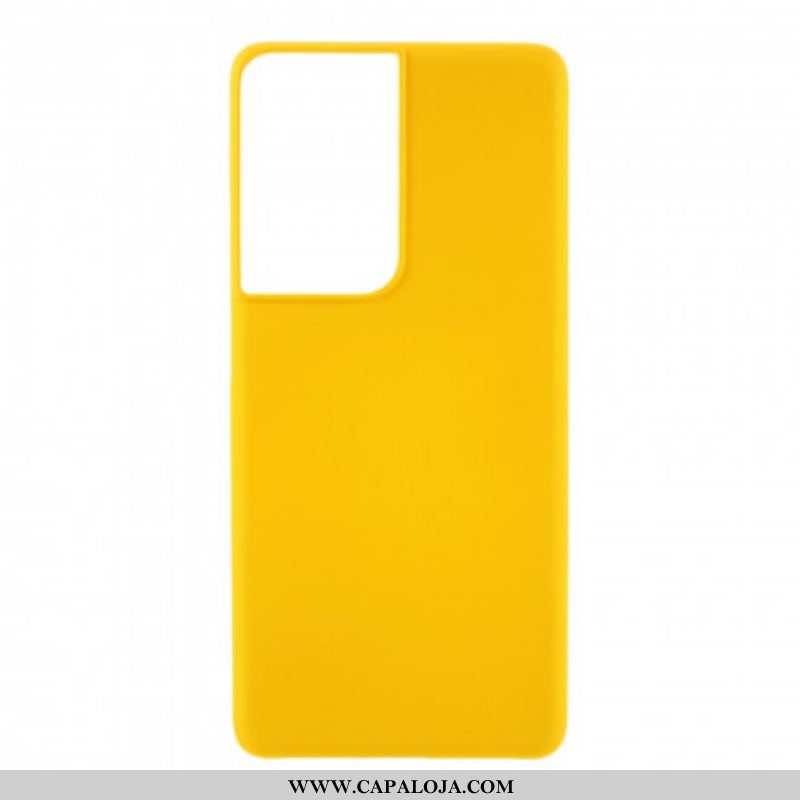 Capa Para Samsung Galaxy S21 Ultra 5G Borracha Mais