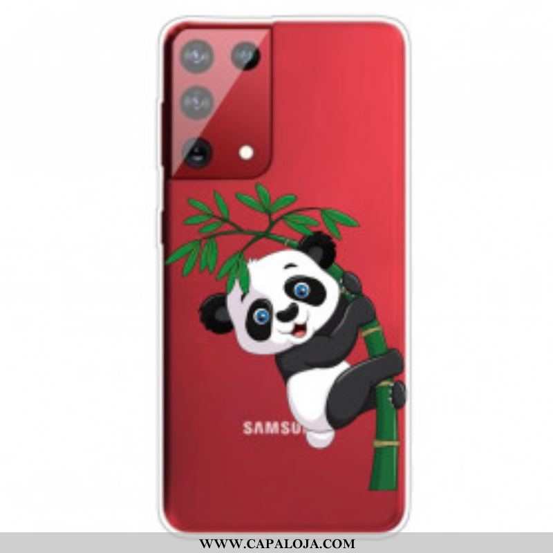 Capa Para Samsung Galaxy S21 Ultra 5G Panda No Bambu