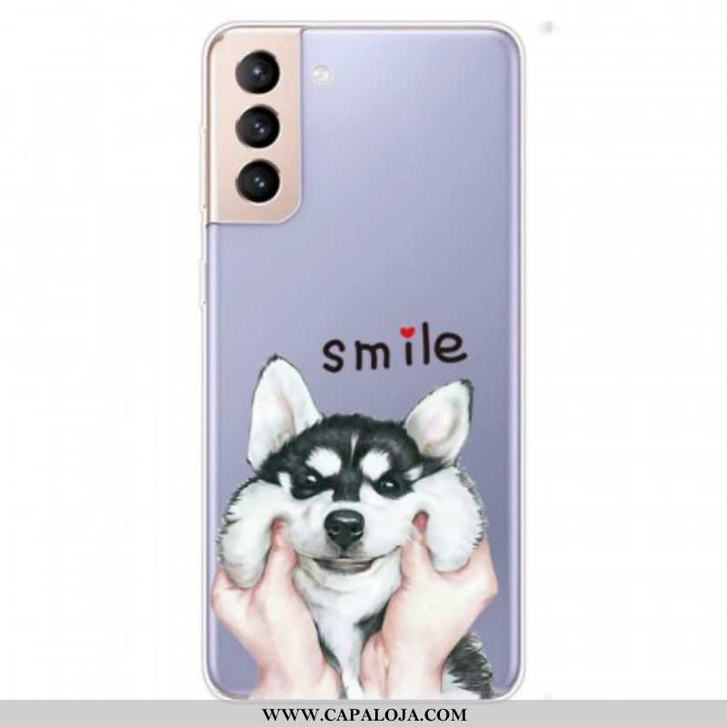 Capa Para Samsung Galaxy S22 5G Cachorro Sorridente