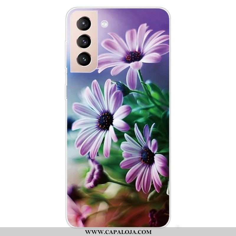 Capa Para Samsung Galaxy S22 5G Flores Realistas