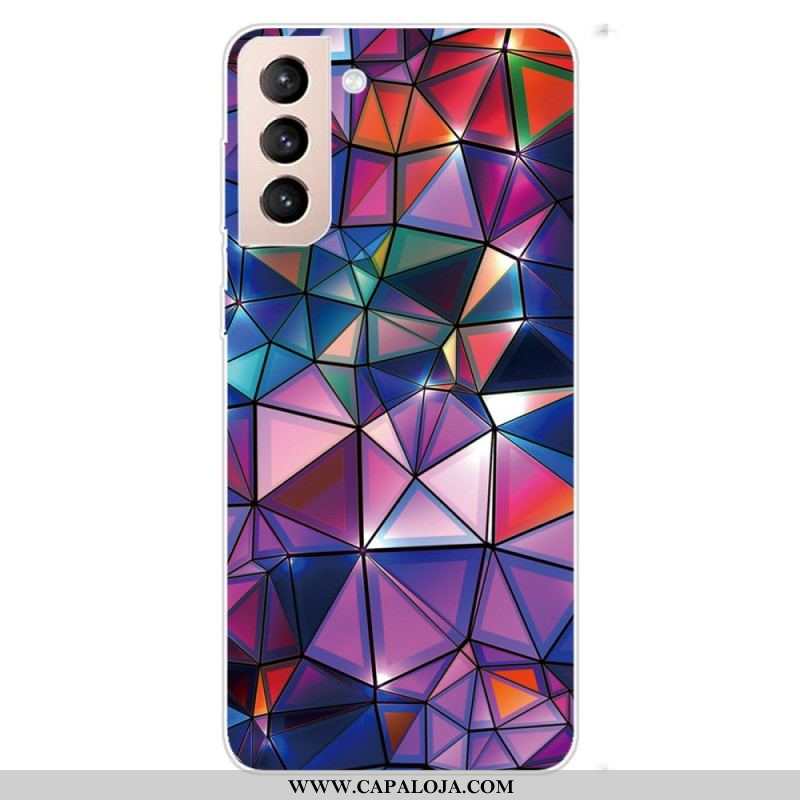 Capa Para Samsung Galaxy S22 5G Geometria Flexível