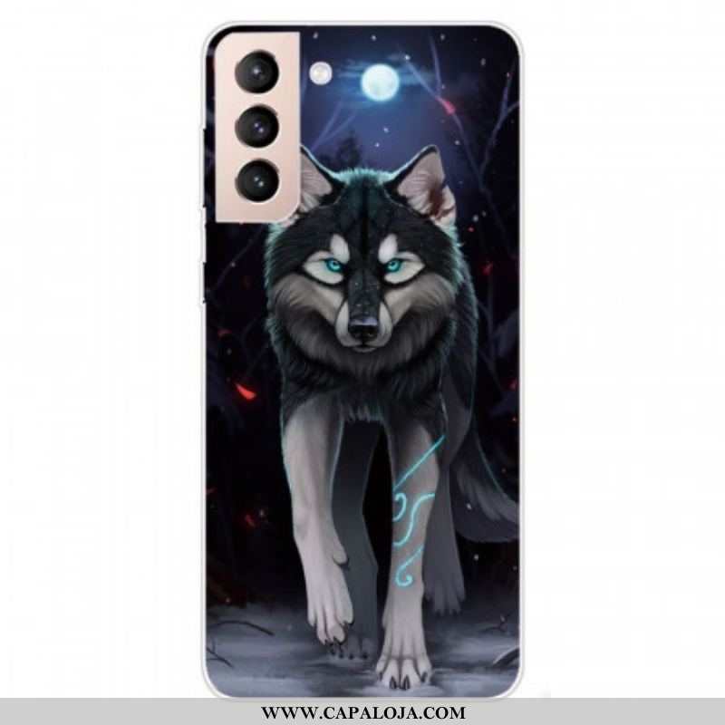 Capa Para Samsung Galaxy S22 5G Lobo Real