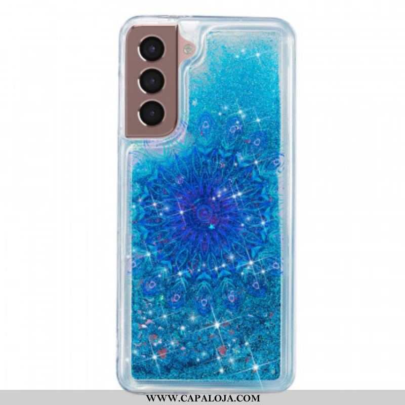 Capa Para Samsung Galaxy S22 5G Mandala De Glitter