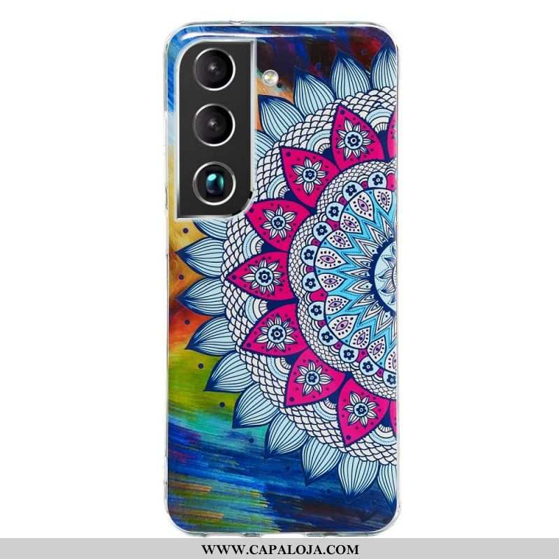 Capa Para Samsung Galaxy S22 Plus 5G Série Floral Fluorescente