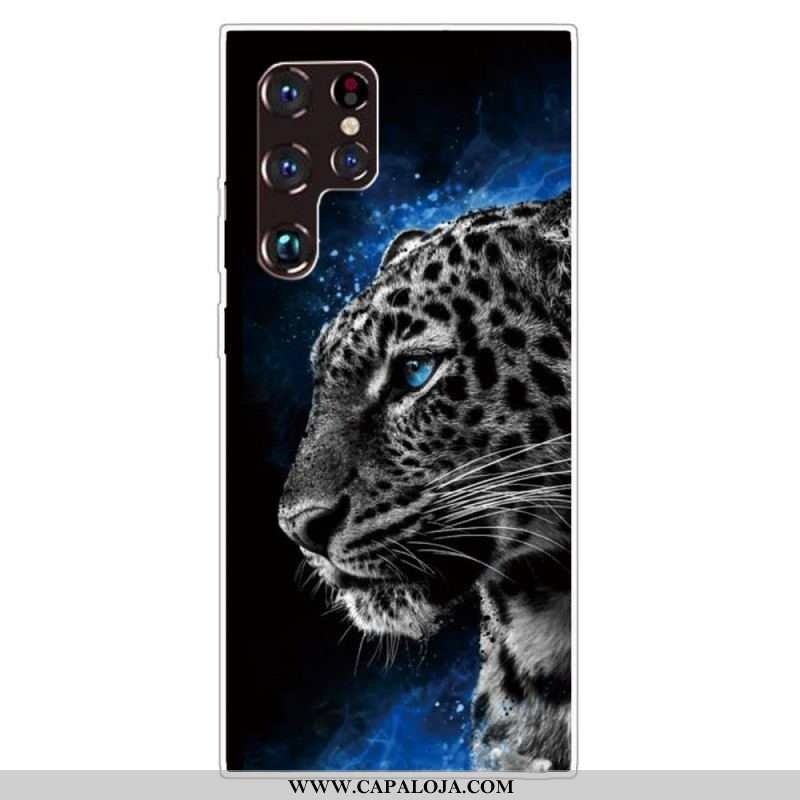 Capa Para Samsung Galaxy S22 Ultra 5G Cara De Tigre