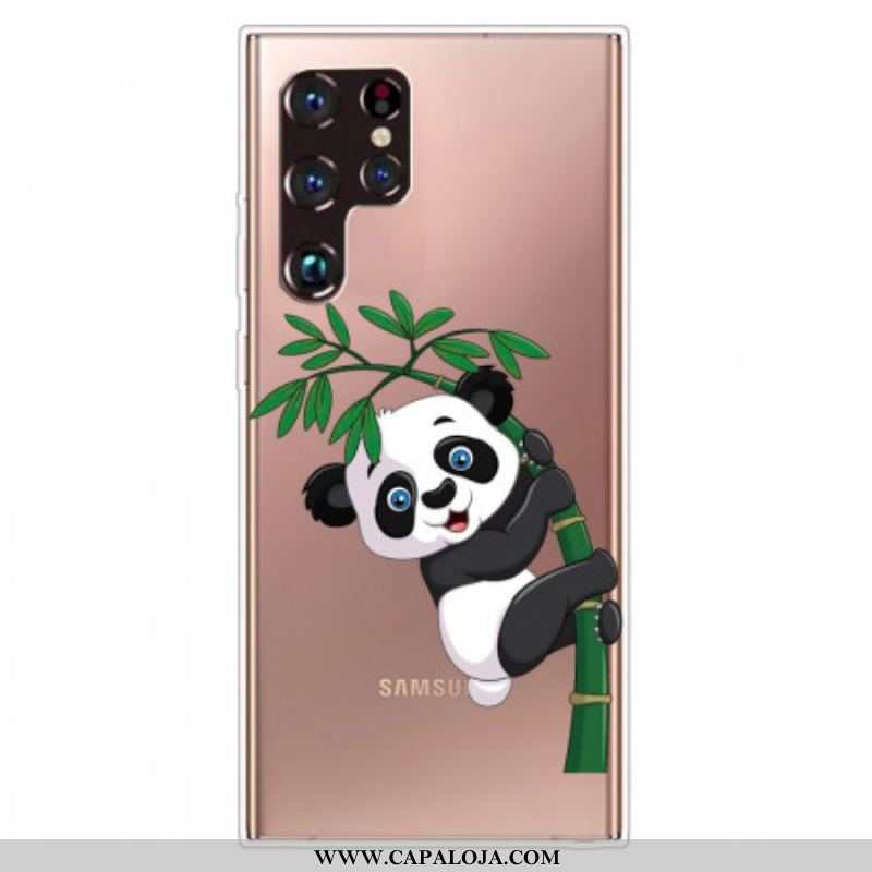 Capa Para Samsung Galaxy S22 Ultra 5G Panda No Bambu