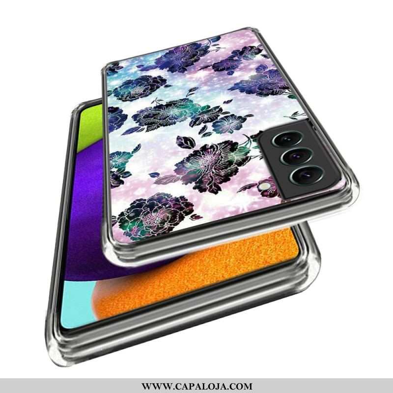 Capa Para Samsung Galaxy S23 5G Variação Floral