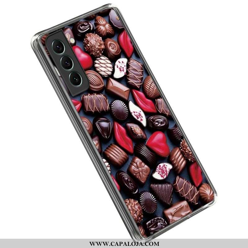 Capa Para Samsung Galaxy S23 Plus 5G Chocolate Flexível