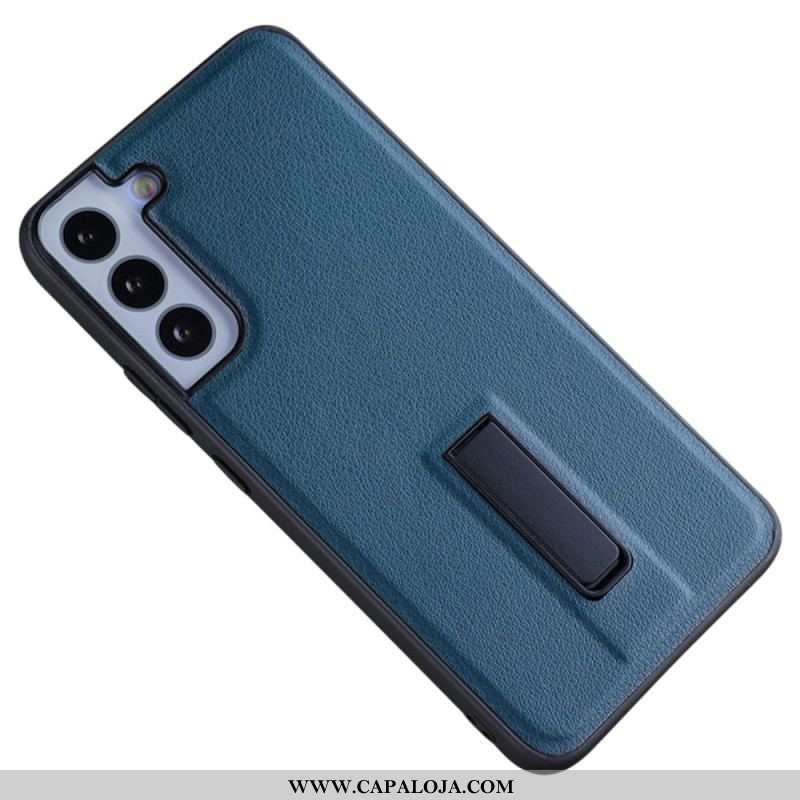 Capa Para Samsung Galaxy S23 Plus 5G Couro Sintético Com Suporte