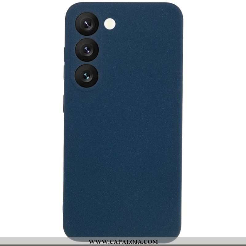 Capa Para Samsung Galaxy S23 Plus 5G Fosco De Silicone Flexível