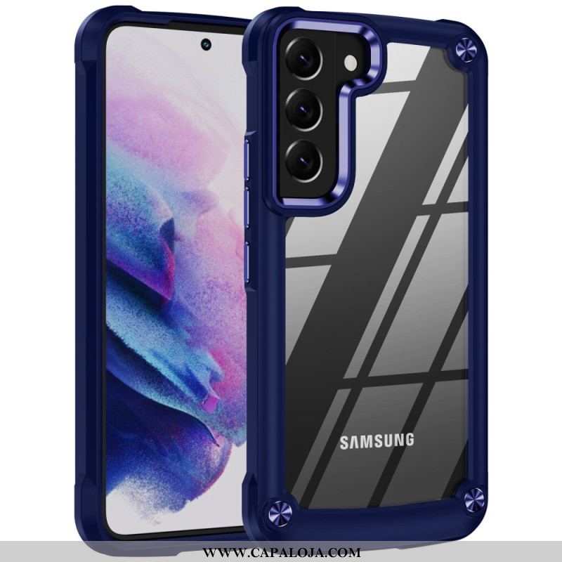 Capa Para Samsung Galaxy S23 Plus 5G Híbrido Com Liga De Alumínio