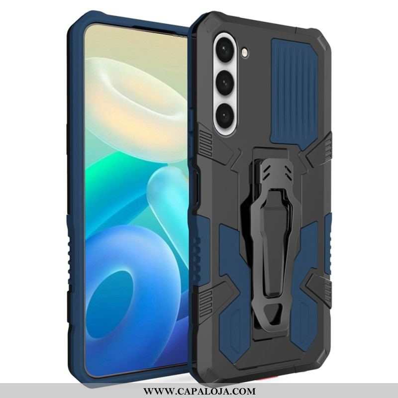 Capa Para Samsung Galaxy S23 Plus 5G Robô Com Clipe De Cinto