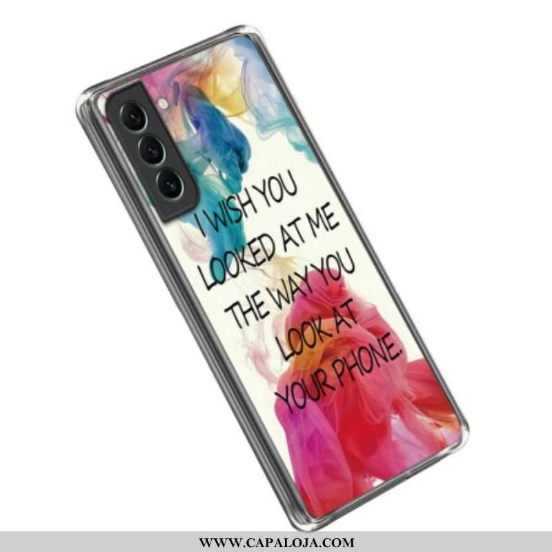 Capa Para Samsung Galaxy S23 Plus 5G Silicone Eu Queria