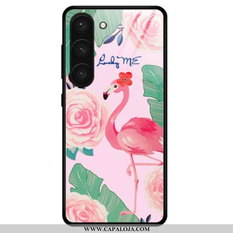 Capa Para Samsung Galaxy S23 Plus 5G Vidro Temperado Flamingo