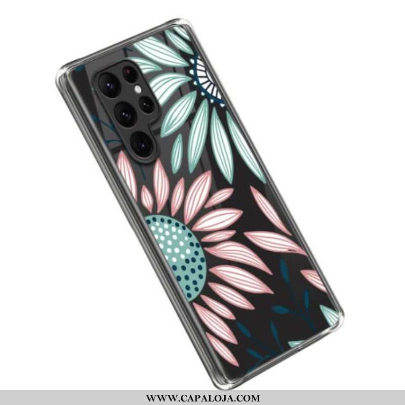 Capa Para Samsung Galaxy S23 Ultra 5G Floral