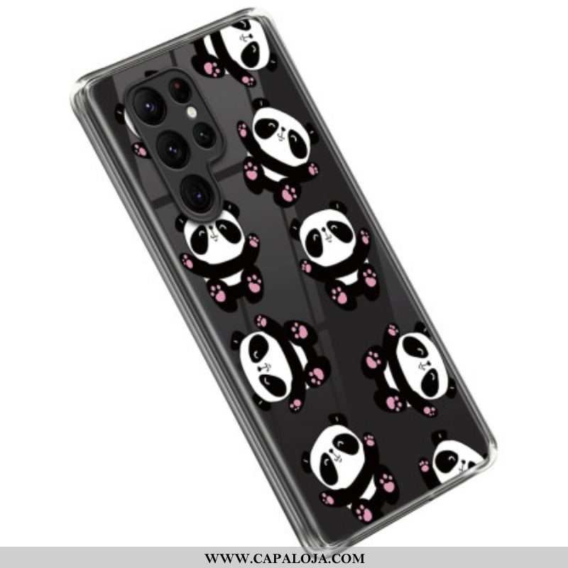 Capa Para Samsung Galaxy S23 Ultra 5G Vários Pandas