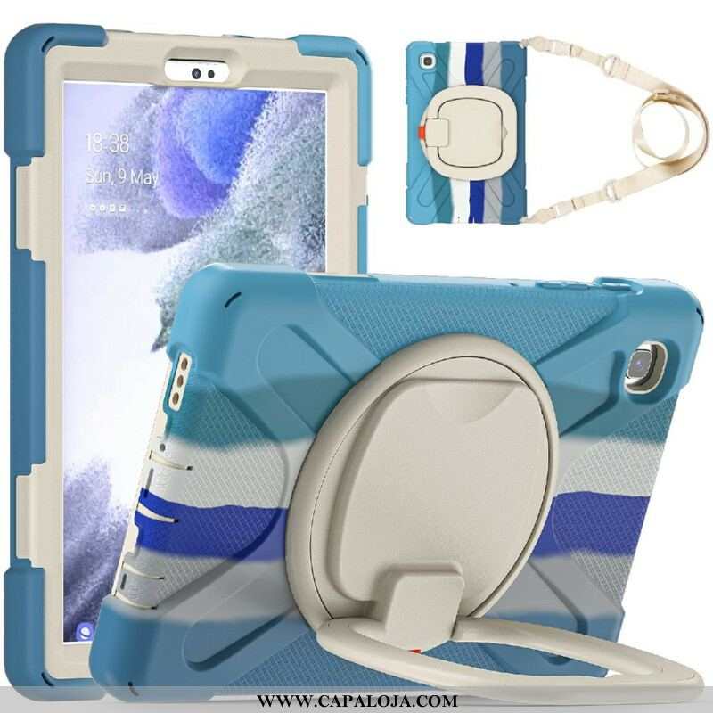 Capa Para Samsung Galaxy Tab A7 Lite Cor Da Alça De Ombro Multifuncional