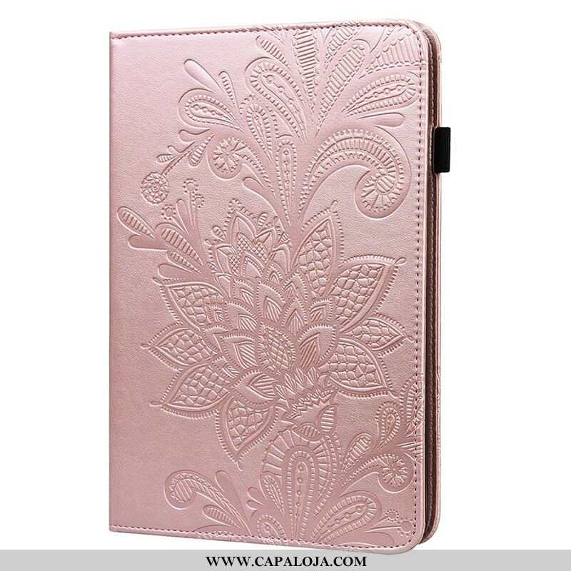 Capa Para Samsung Galaxy Tab A7 Lite Flor Mandala