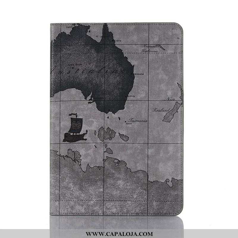 Capa Para Samsung Galaxy Tab S8 Plus / Tab S7 Plus Mapa Mundial