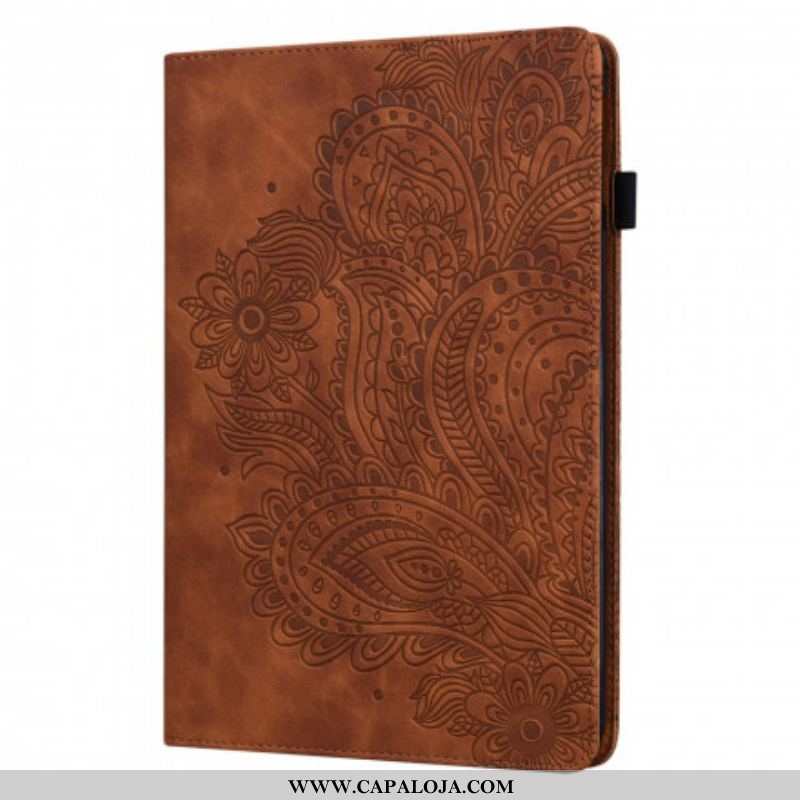 Capa Para Samsung Galaxy Tab S8 / Tab S7 Estampa De Flores