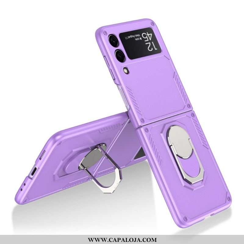 Capa Para Samsung Galaxy Z Flip 3 5G De Couro Armadura Série Gkk