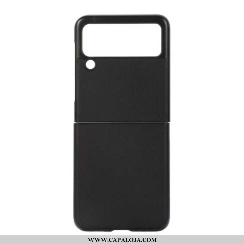 Capa Para Samsung Galaxy Z Flip 3 5G De Couro Couro Genuíno