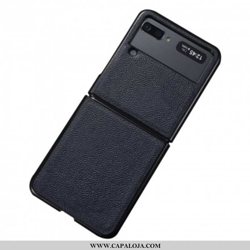 Capa Para Samsung Galaxy Z Flip 3 5G De Couro Couro Genuíno