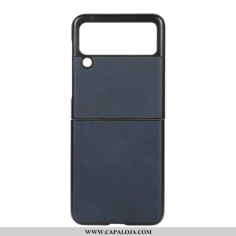 Capa Para Samsung Galaxy Z Flip 3 5G De Couro Couro Sintético