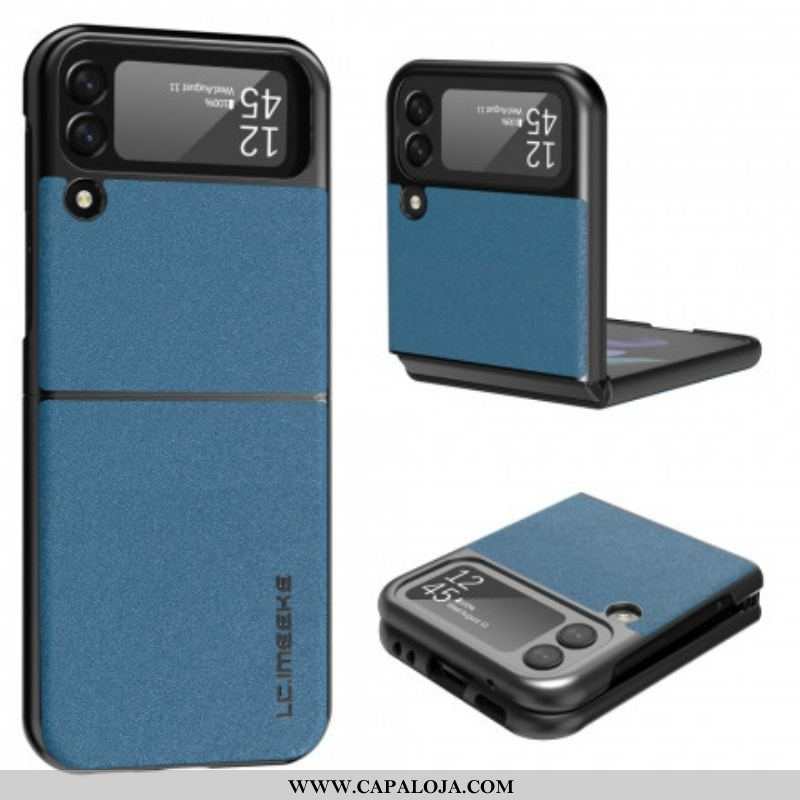 Capa Para Samsung Galaxy Z Flip 3 5G De Couro Lc.imeeke