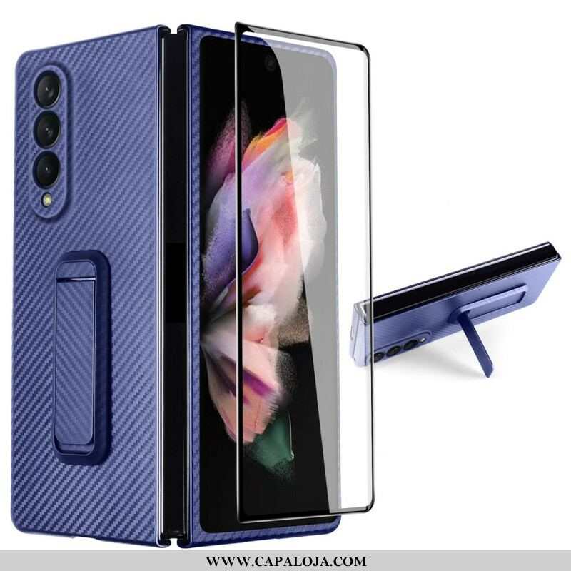 Capa Para Samsung Galaxy Z Fold 3 5G Capa Proteção Suporte E Protetor De Tela