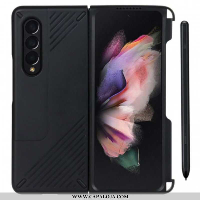 Capa Para Samsung Galaxy Z Fold 3 5G Design De Suporte De Caneta