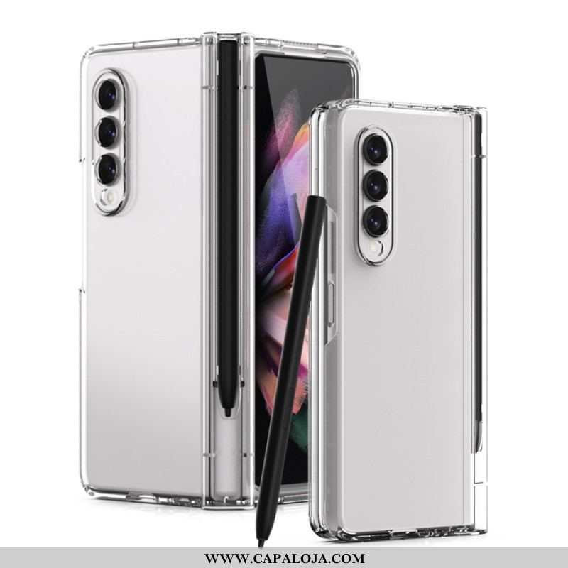 Capa Para Samsung Galaxy Z Fold 3 5G Protetor De Tela E Suporte Para Caneta