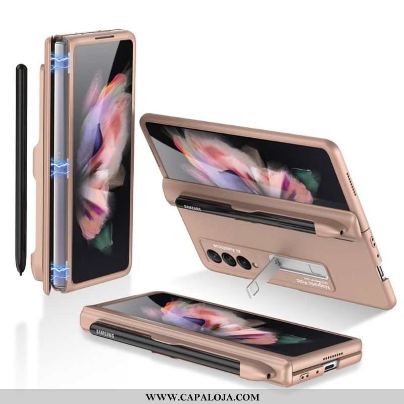 Capa Para Samsung Galaxy Z Fold 3 5G Suporte De Plástico E Suporte Para Caneta Gkk