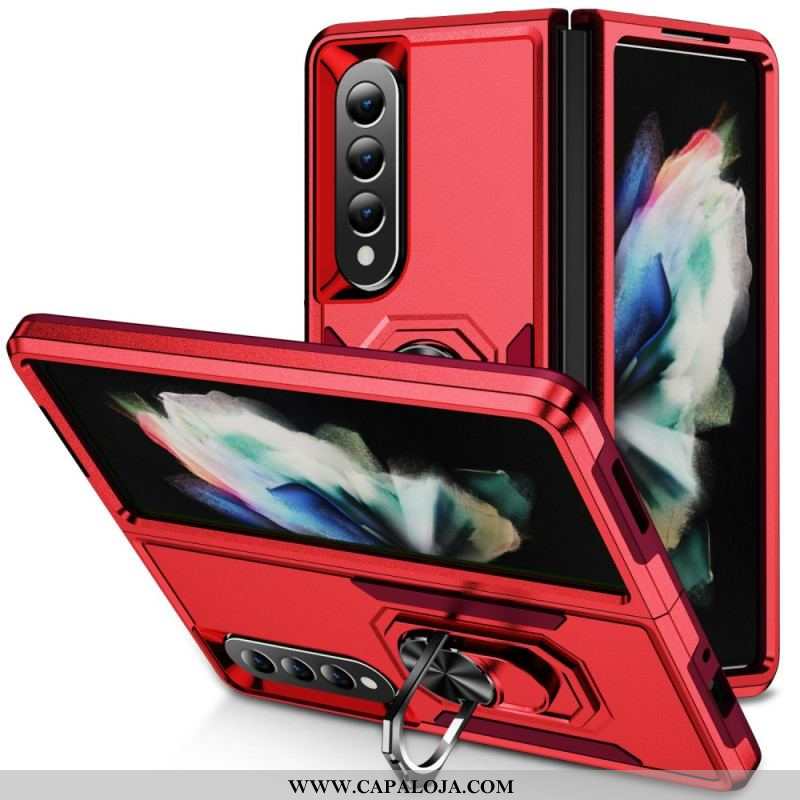 Capa Para Samsung Galaxy Z Fold 4 Anel Defensor